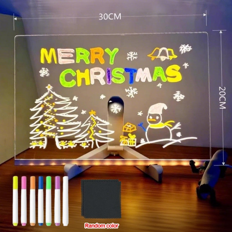 DreamGlow LED Drawing Board size and stand details