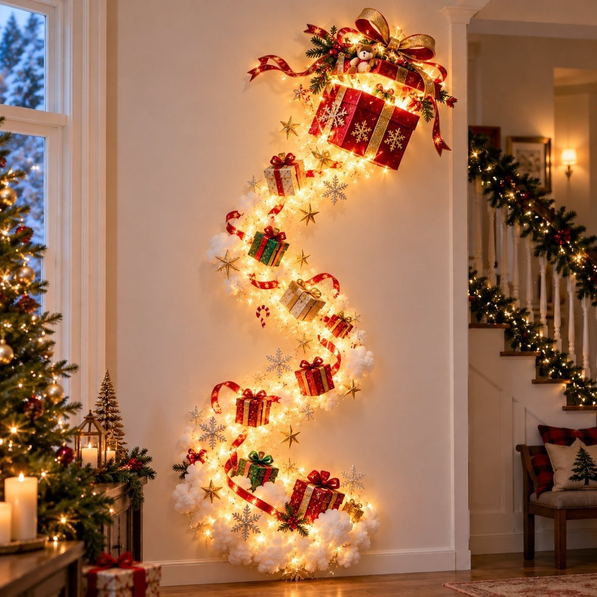 DreamGlow Magic Christmas Wall Light design option