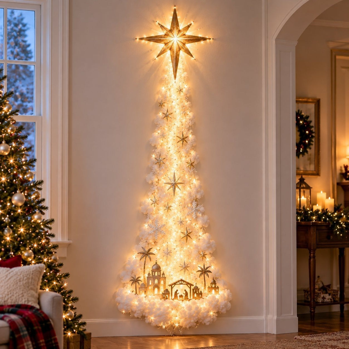 DreamGlow Magic Christmas Wall Light design option